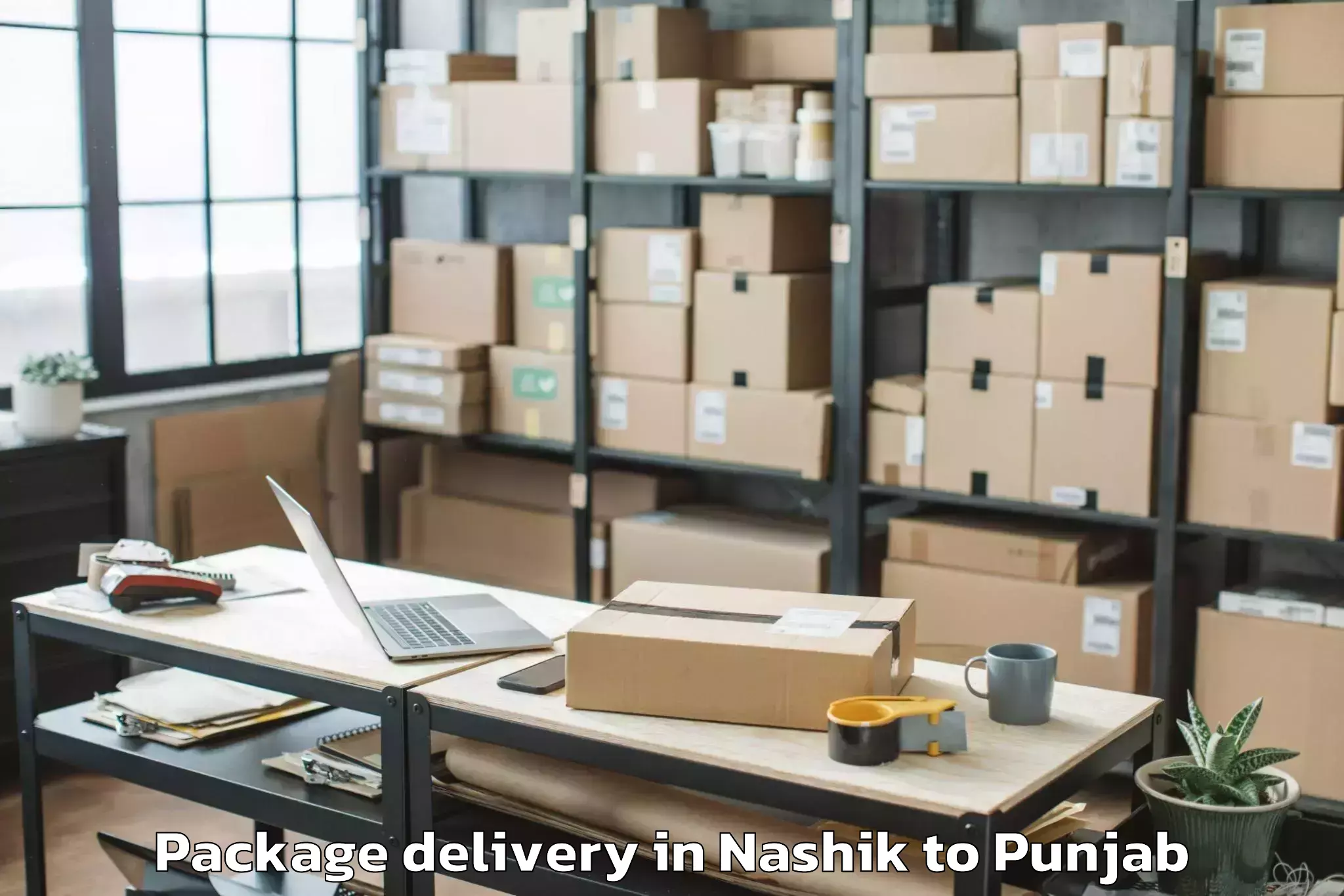 Book Nashik to Ludhiana Airport Luh Package Delivery Online